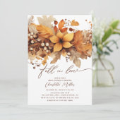 秋インラブ秋ブライダルシャワー 招待状 (スタンド正面)
