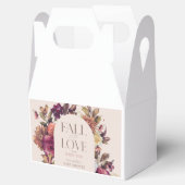 秋インラブ秋リースアーチピンクベビーシャワー フェイバーボックス (オープン)