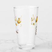 秋インラブ秋結婚の タンブラーグラス (右)