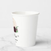 秋インラブ秋結婚の 紙コップ (左)