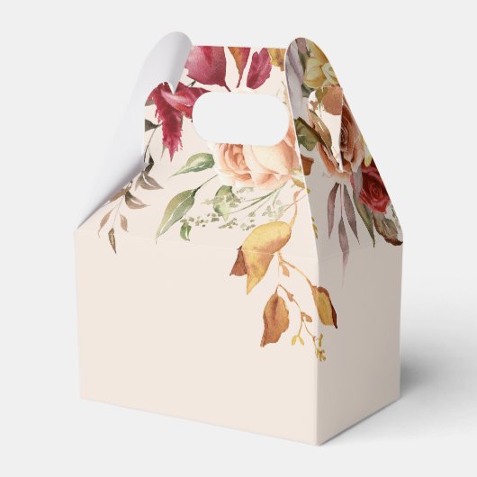 秋インラブ結婚式の引き出物ボックス秋結婚の フェイバーボックス (裏面サイド)