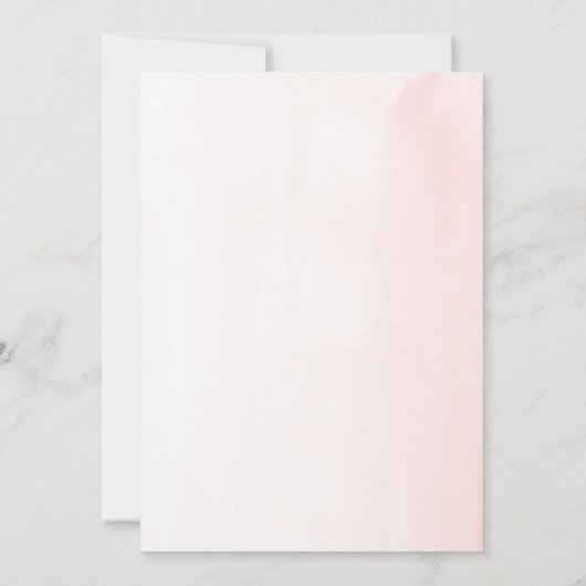 秋イン婚約パーティピンク花かぼちゃ 招待状 (裏面)