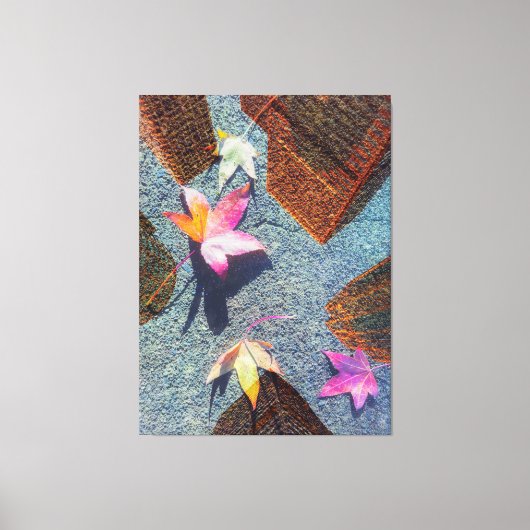 秋イン市抽象芸術 キャンバスプリント (正面)