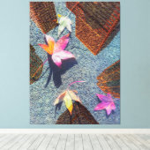 秋イン市抽象芸術 キャンバスプリント (インサイチュ (ウッドフロア))