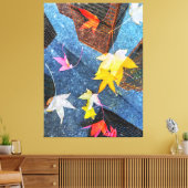 秋イン市抽象芸術 キャンバスプリント (インサイチュ (リビング))