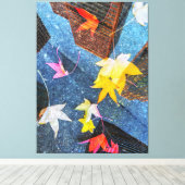 秋イン市抽象芸術 キャンバスプリント (インサイチュ (ウッドフロア))