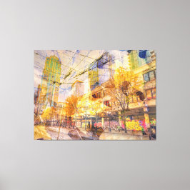 秋イン市抽象芸術 キャンバスプリント