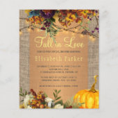 秋イン恋の秋のフローラ予算ブライダルシャワー (正面)