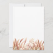 秋イン恋結婚式招待状落ちる 招待状 (裏面)