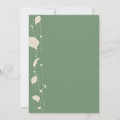 秋イン恋 – ハートとモノス葉トネン 招待状 (裏面)