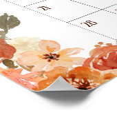 秋イン恋,赤ちゃんシャワー推測ベビーの誕生日 ポスター (角)