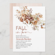 秋イン愛の花水彩ブライダルシャワーイン