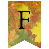 秋イン愛カラフルの離れ – バントのフラグ バンティングフラッグ (第3の旗)