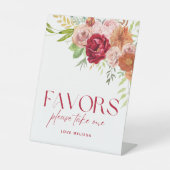 秋イン愛ブライダルシャワー好意シンボルや象徴 台座サイン (正面)