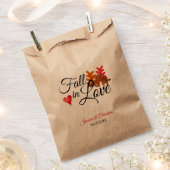 秋イン愛紅葉ハート結婚ズトリート フェイバーバッグ (クリップ留めされた状態)