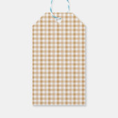 秋イン愛素朴ベビー物干し系ベビーシャワー ギフトタグ (裏面)