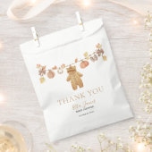 秋イン愛素朴ベビー物干し系ベビーシャワー フェイバーバッグ (クリップ留めされた状態)