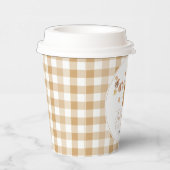 秋イン愛素朴ベビー物干し系ベビーシャワー 紙コップ (右)