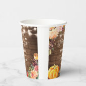 秋イン秋フローラストリングライツ結婚ズ 紙コップ (右)