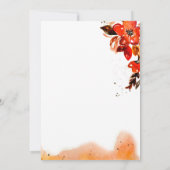 秋イン秋素朴フローラ写真 セーブザデート (裏面)