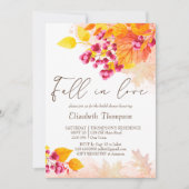 秋イン秋葉ブライダルシャワー招待状 招待状 (正面)