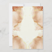 秋イン素朴ラブ水彩ブライダルシャワー 招待状 (裏面)