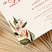 秋イン素朴ラブ秋フローラ結婚ズ 招待状