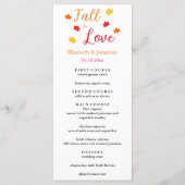 秋イン結婚ラブイベント メニュー (正面)