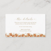 秋イン結婚ラブ詳細エンクロージャカード エンクロージャーカード (正面)