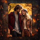 秋イン美しい紅葉結婚ズの写真 セーブザデート