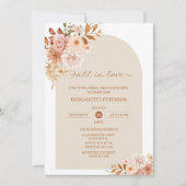 秋イン・ラブブライダルシャワー 招待状 (正面)