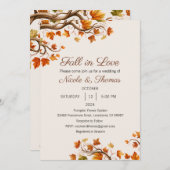 秋イン・ラブ招待状、イン・ラブ結婚ズ 招待状 (正面/裏面)