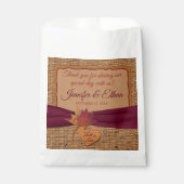 秋イン・ラブ,紅葉,バーラップ結婚ズ フェイバーバッグ (正面)