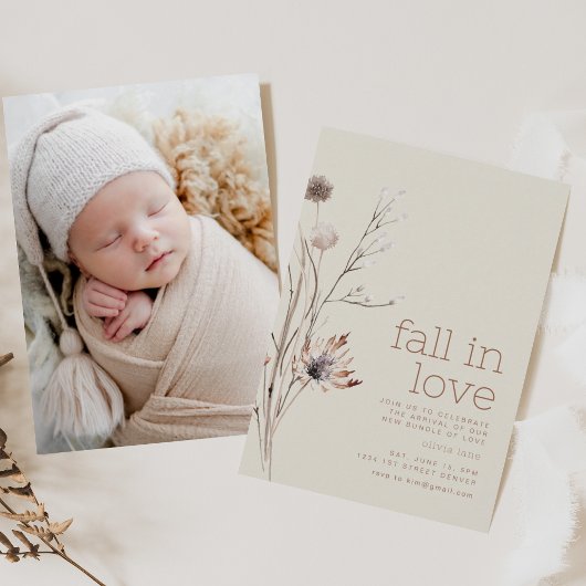 秋インLove Autumn Sip and See招待状 招待状