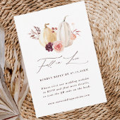 秋インLove Pumpkin秋結婚のQRコード 出欠カード