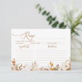秋インlove rusticブライダルレシピカード (スタンド正面)