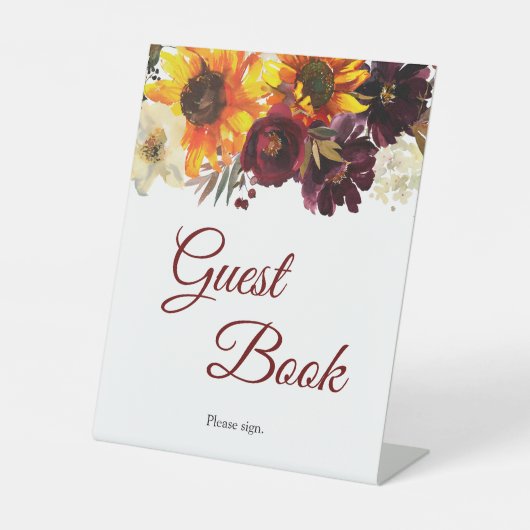 秋インLove Tabletopサイン 台座サイン (正面)