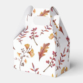 秋インLove White Pumpkin Baby Shower フェイバーボックス (裏面サイド)