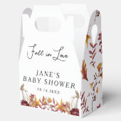 秋インLove White Pumpkin Baby Shower フェイバーボックス (オープン)