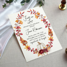 秋インLove White Pumpkin Baby Shower