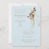 秋ウィスピボホスカイブルー両両親II 招待状 (正面)