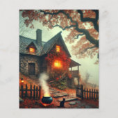 秋ウィムシゴスウィッチズコテージスクラップブック紙 (裏面)