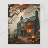 秋ウィムシゴスウィッチズコテージスクラップブック紙 (正面)