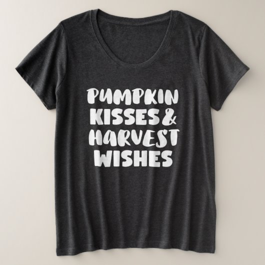 秋ウィメンズプラスサイズTシャツ プラスサイズTシャツ (デザイン正面)