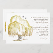 秋ウィローツリー結婚式招待状 招待状 (正面/裏面)