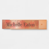 秋ウィンターデスクぶら下がったドアの壁名札 サインプレート (正面)