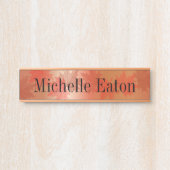 秋ウィンターデスクぶら下がったドアの壁名札 サインプレート (正面)