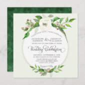 秋ウィンターフォレストウッドボヘミアンBOHOウォーターカラー 招待状 (正面/裏面)