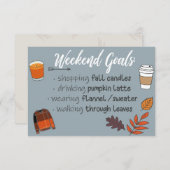 「秋ウィークエンドゴール」To-Doおもしろい (正面/裏面)