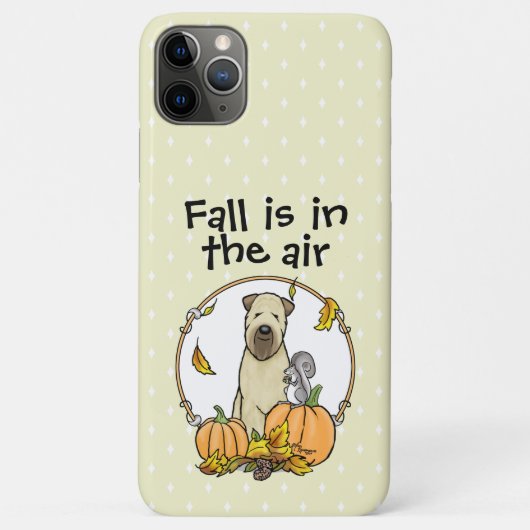 秋ウィートテリアー(ウィートン1b2)カボチャかわいい Case-Mate iPhoneケース (裏面)